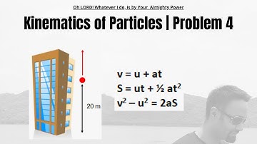 Kinematics | Kinematics of Particles | Problem 4 | Engineering Mechanics | 12.4