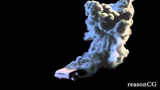 FumeFX Explosion Car