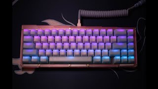 [ASMR] Typing Sounds for NEO Palette G67 w/ Gateron Black Inks v2 on ESC POM Jelly Keycaps