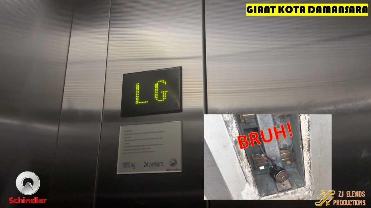 Schindler Elevator at Giant Kota Damansara, Selangor, Malaysia. (Street Access)