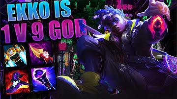 Never Lose Versus Tanks in S13 - Ekko Will Always 1v9