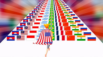 Can you answer all questions? 🤔👩‍🎓 Collect flags #shorts #mobilegame #gameplay