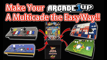 Make Your Arcade1up A Multicade The Easy Way!!
