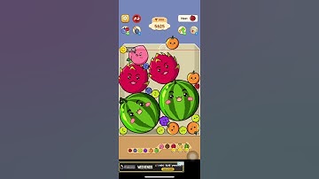 Watermelon Merge! #fruitmerge #games #fun
