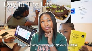 REALISTIC DITL | Interior Design Student | It's getting TOUGH! *Rethinking next semester*