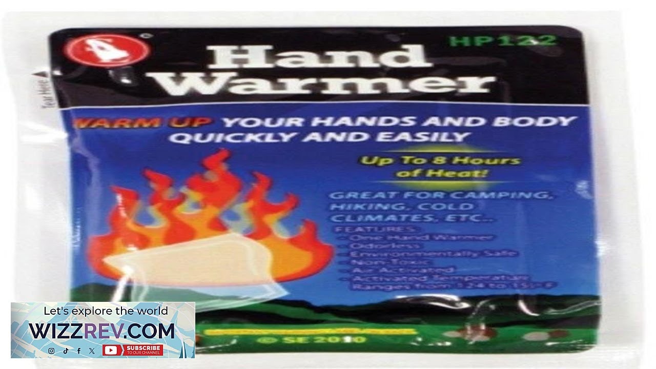 Qty 6: Emergency Hand Warmer Camping & Hiking Survival Gear Doomsday