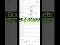 How to Change the Font in Google Sheets Mobile?