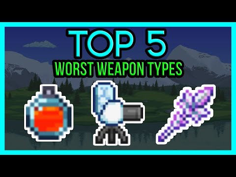 TOP 5 Worst Weapon Types in Terraria 1.4.1