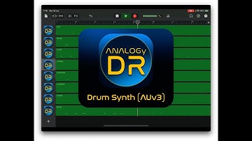 ANALOGyDR Virtual Analog Drum Synth for iOS / macOS