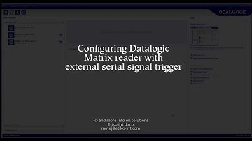Datalogic Matrix reader- serial trigger simulation 💻