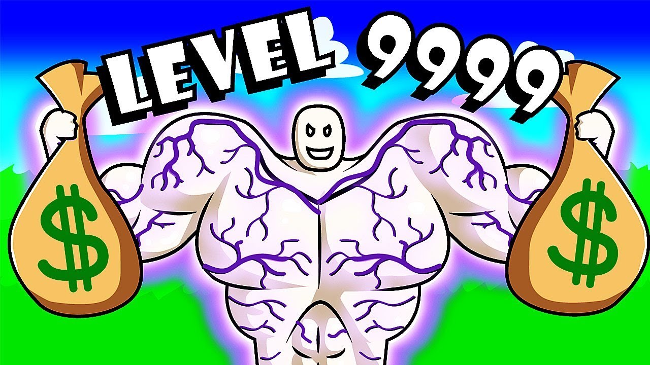 Getting Level 9999 Muscle In Lifting Simulator Roblox Youtube - muscle builder roblox
