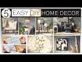 5 Home Decor DIY Ideas: Punch Needle Art, Macrame Wall Hanging, Planter Stand and Boho Pillow