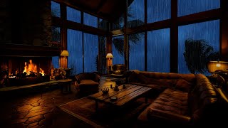 Fall Into A Deep Sleep With The Sound Of Heavy Rain Falling On The Cozy Living Room For 3 Hours by Night Dream 33 views 3 weeks ago 3 hours, 1 minute