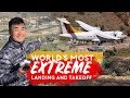 World's Most Extreme Plane Landing and Takeoff - Paro Airport