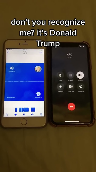 IT WORKS,OMG😳‼️🍗 #kfc #prank #donaldtrump #call #voice #funny #happy #freefood