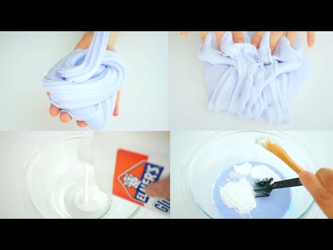 エルマーズを使って【もこもこスライム】を作る?【ASMR】【音フェチ】How to make slime