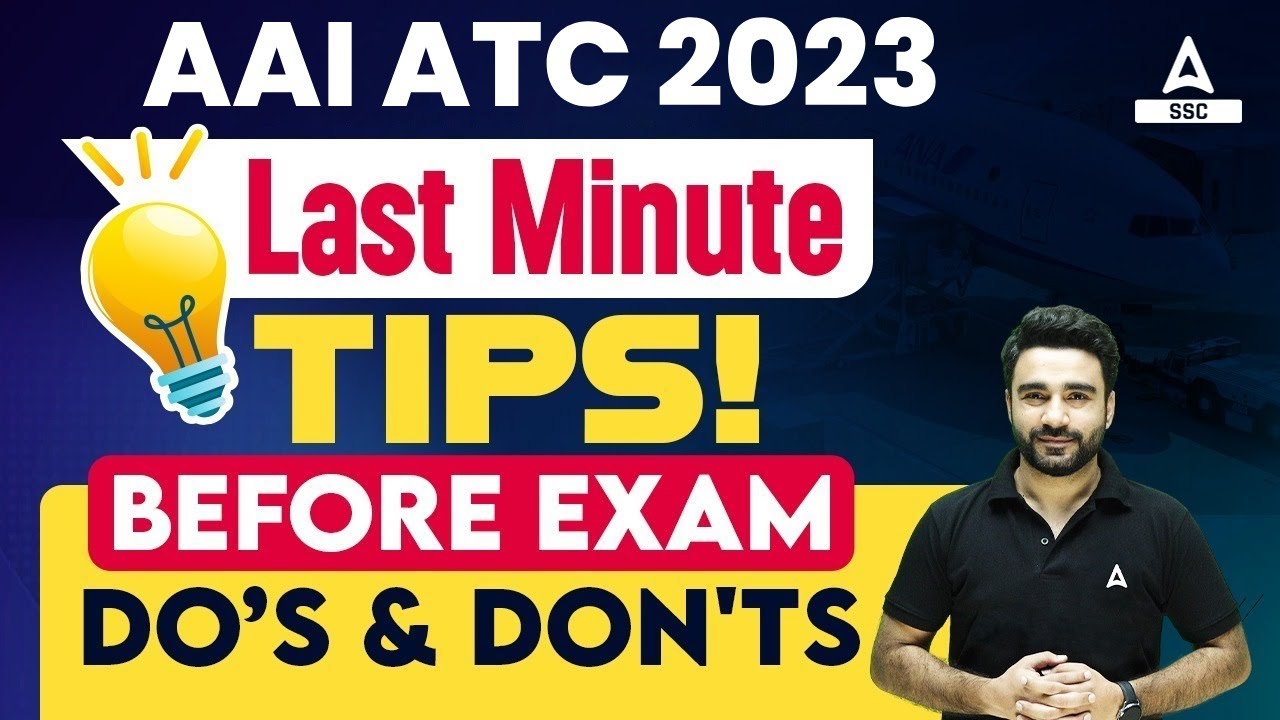 AAI ATC Last Minute Tips By | AAI ATC Exam Strategy Sahil Madaan Sir ...
