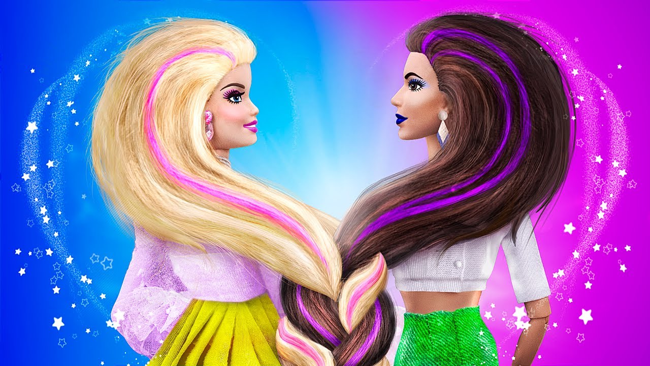 14 Trucos y Manualidades para Barbie / Barbie Rubia y Morena - YouTube