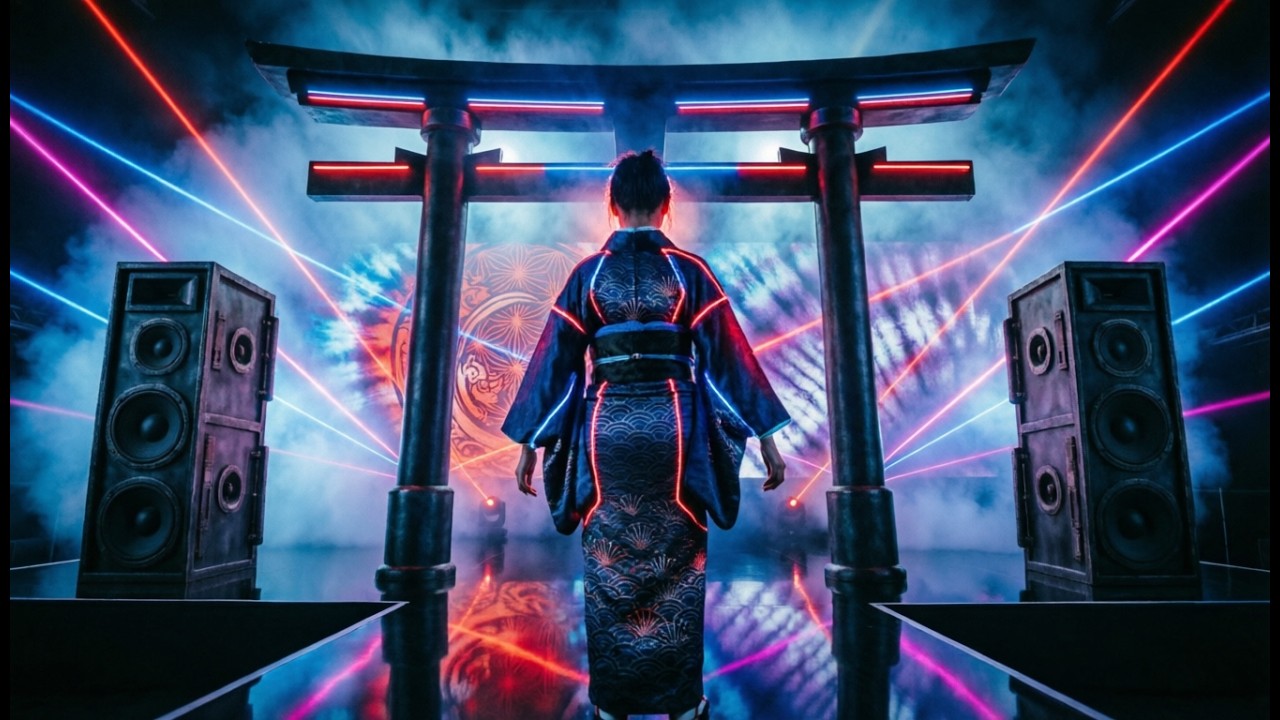 Japanese Shamisen Trap Mix ⛩️ | High Energy Heavy Bass BGM