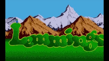 Lemmings (Atari ST) – Écran-titre – 1080p