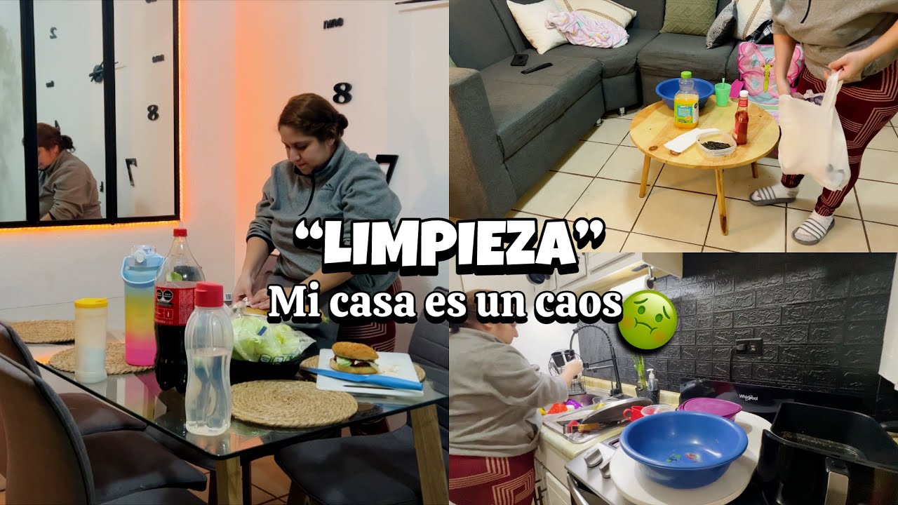 “Así quedó mi casa después del cumpleaños 😭 | Limpieza profunda” ✅