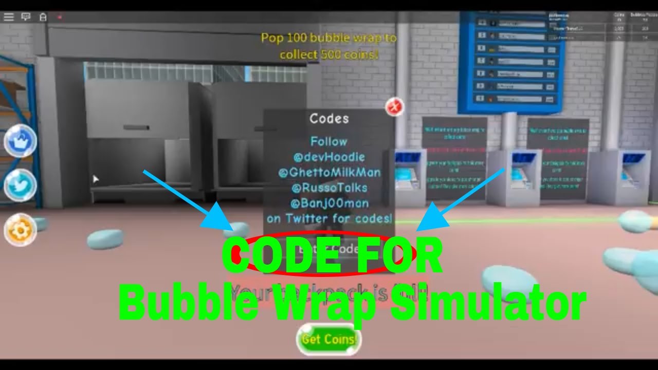 Roblox Bubble Wrap Simulator Codes