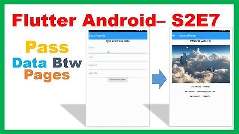 Flutter S2E7 : MaterialPageRoute - Pass Data btw Pages/Screens