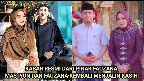 Mas Iyun and Fauzana are back in love, happy news from Fauzana