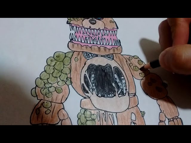 Como PINTAR a 😱TWISTED BONNIE🐰 de FIVE NIGHTS AT FREDDYS/How to PAINT  TWISTED BONNIE 