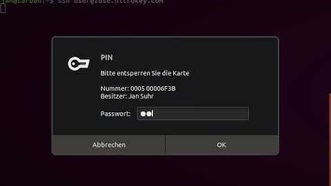SSH login with Nitrokey