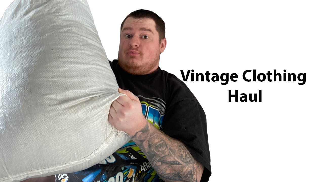 Vintage Clothing Wholesaler Unpacking UK To Sell on Depop & eBay YouTube