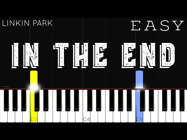 Linkin Park - In The End | EASY Piano Tutorial class=