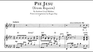 Pie Jesu (from Requiem), Andrew Lloyd Webber, Piano Accompaniment.