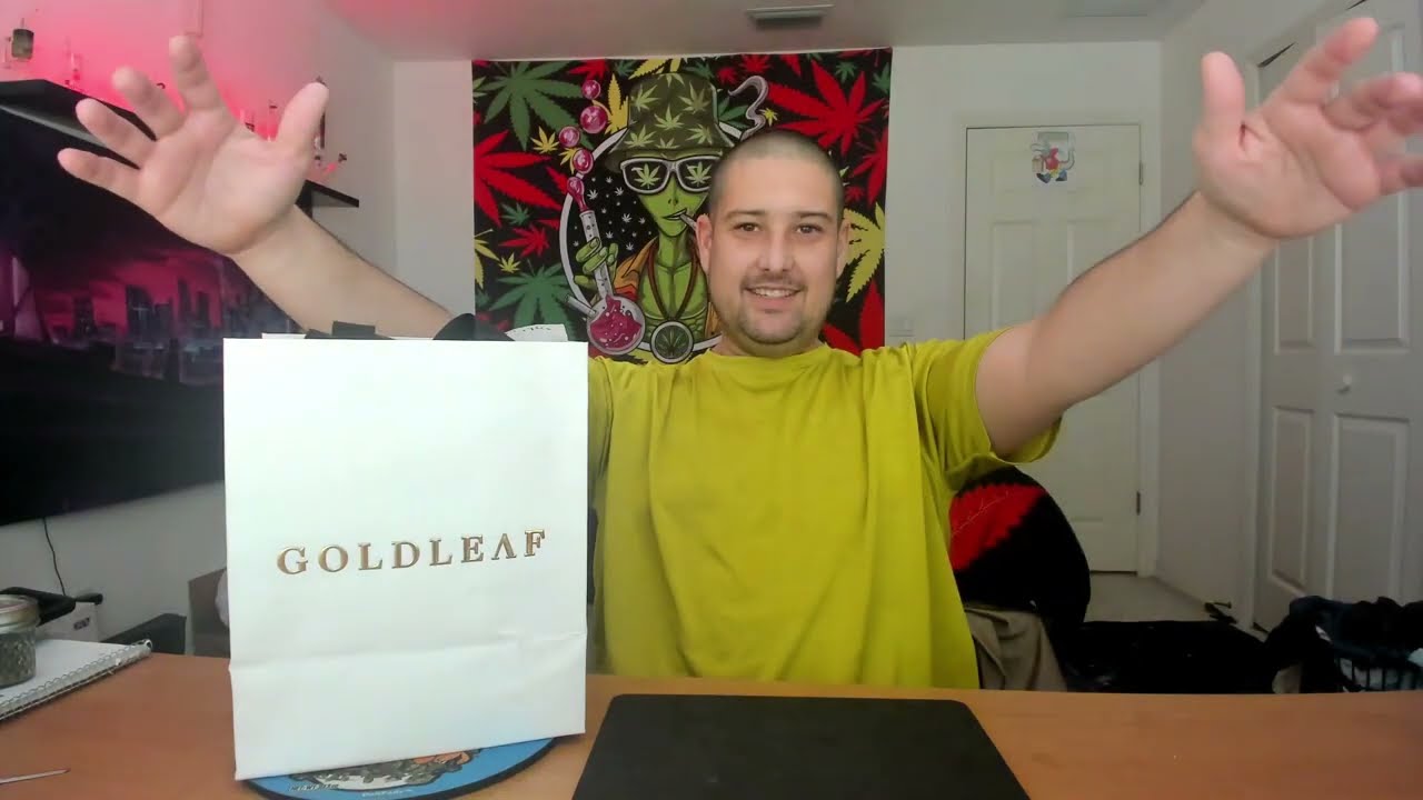 Let's talk GoldLeaf Flower W/ STICKY Review!!!