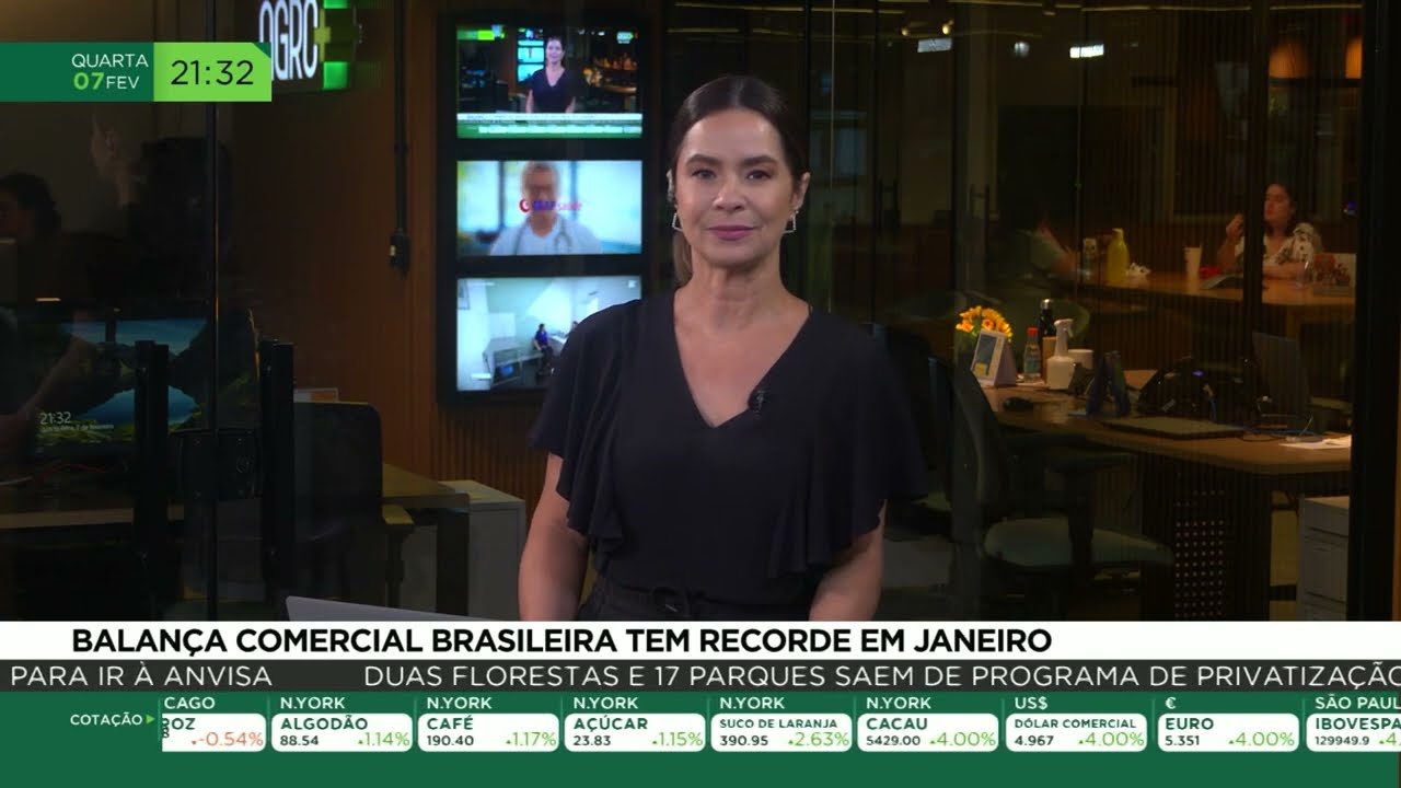 Balança comercial brasileira tem recorde em janeiro