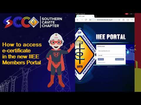 How to access and navigate IIEE Members Portal