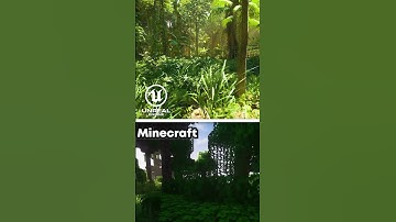 Minecraft VS Unreal Engine 5! Forest