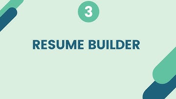 Resume Builder part 3