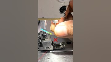 how to fix needle in sewing machine | wrong position needle #sewing_machine_master