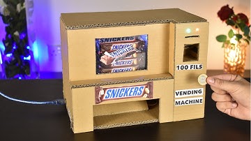How to Make a Vending Machine From Cardboard | DIY Cardboard Project | Arduino.