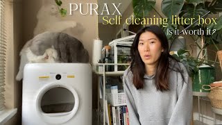 PETKIT PURAX UNBOXING | self cleaning litter box | is it worth the , pros & cons, asking my cats