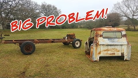 Removing the Cab and Engine - 1958 CHEVY APACHE Ep. 2