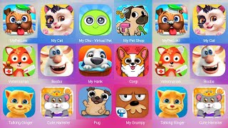 My Virtual (Pet Loki Dog + Cat + Chu + Corgi + Hamster + Pug) & My Talking (Booba + Hank + Ginger) screenshot 4