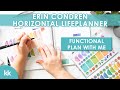 Erin Condren Horizontal Lifeplanner Functional Plan with Me EC Sticker Book Harmony Colorful Minimal