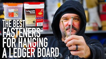 The Best Fasteners For Hanging A Ledger Board