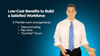 Details Ten Low-Cost Benefits to Build Employee Satisfaction News
