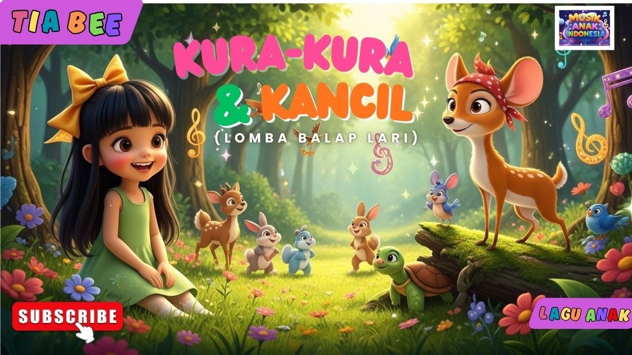 ЧЕРЕПАХА И МЫШОНОК-ЗАЯЦ || Тиа Би — Развивающие детские песни 🐢🦌🌿