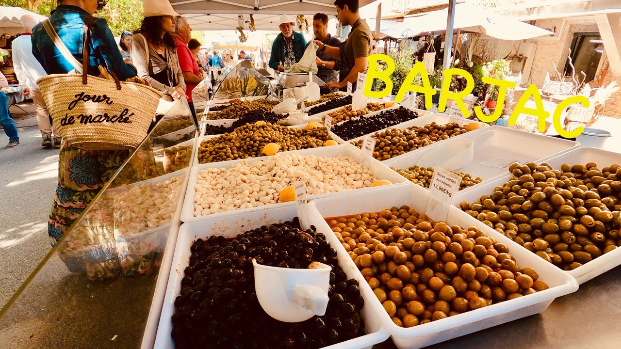 🇫🇷 Jour de marché à BARJAC, entre Gard et Ardèche | Tous les lundis !