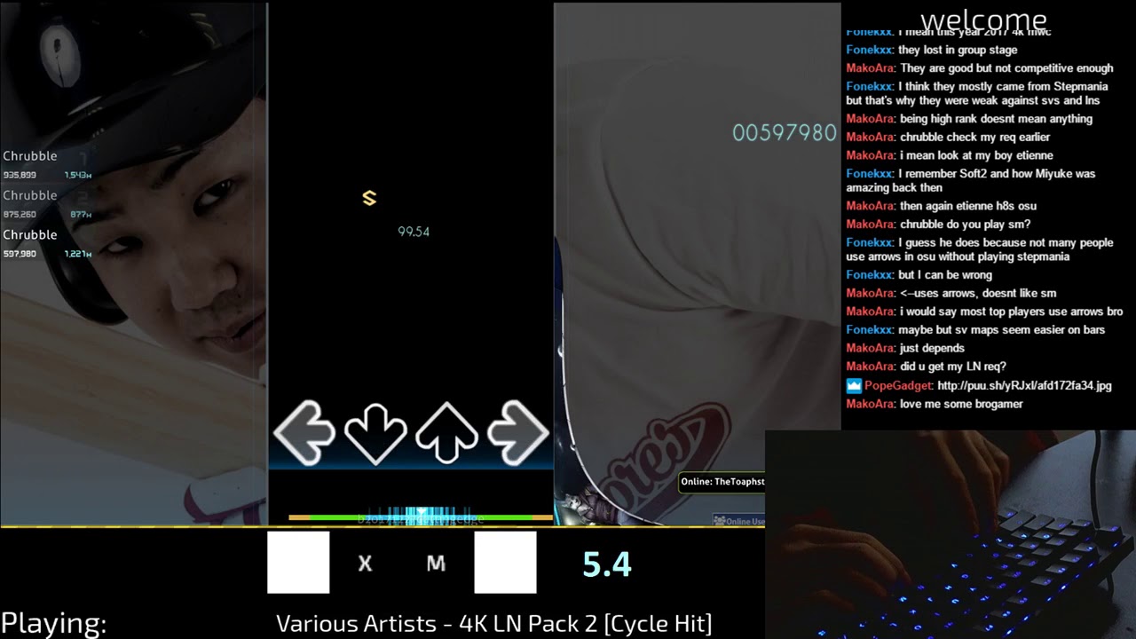 [osu!mania] KASAI HARDCORES - Cycle Hit (ELPIS LN Pack 2) 99.33% - YouTube