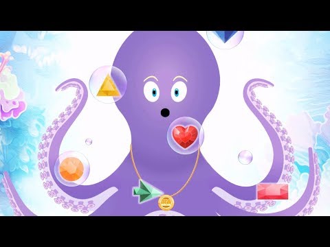 Okkie de Leer octopus leert kinderen, kleuters en peuters basis vormen en figuren! / JBW Productions